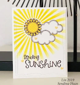 Sunny Studio Stamps: Sunny Sentiments Customer Card Share by Lin Brandyberry