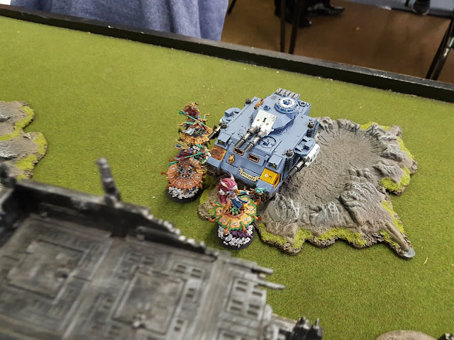 Warhammer 40k battle report - Maelstrom of War - Cleanse & Capture - 1500 points - Thousand Sons vs Space Wolves.