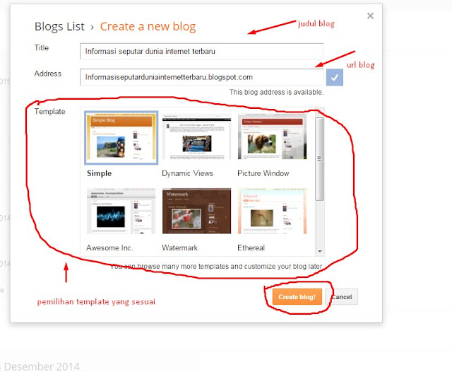cara membuat blog 3