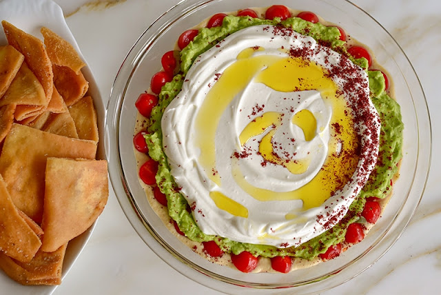 Mediterranean 7 Layer Dip