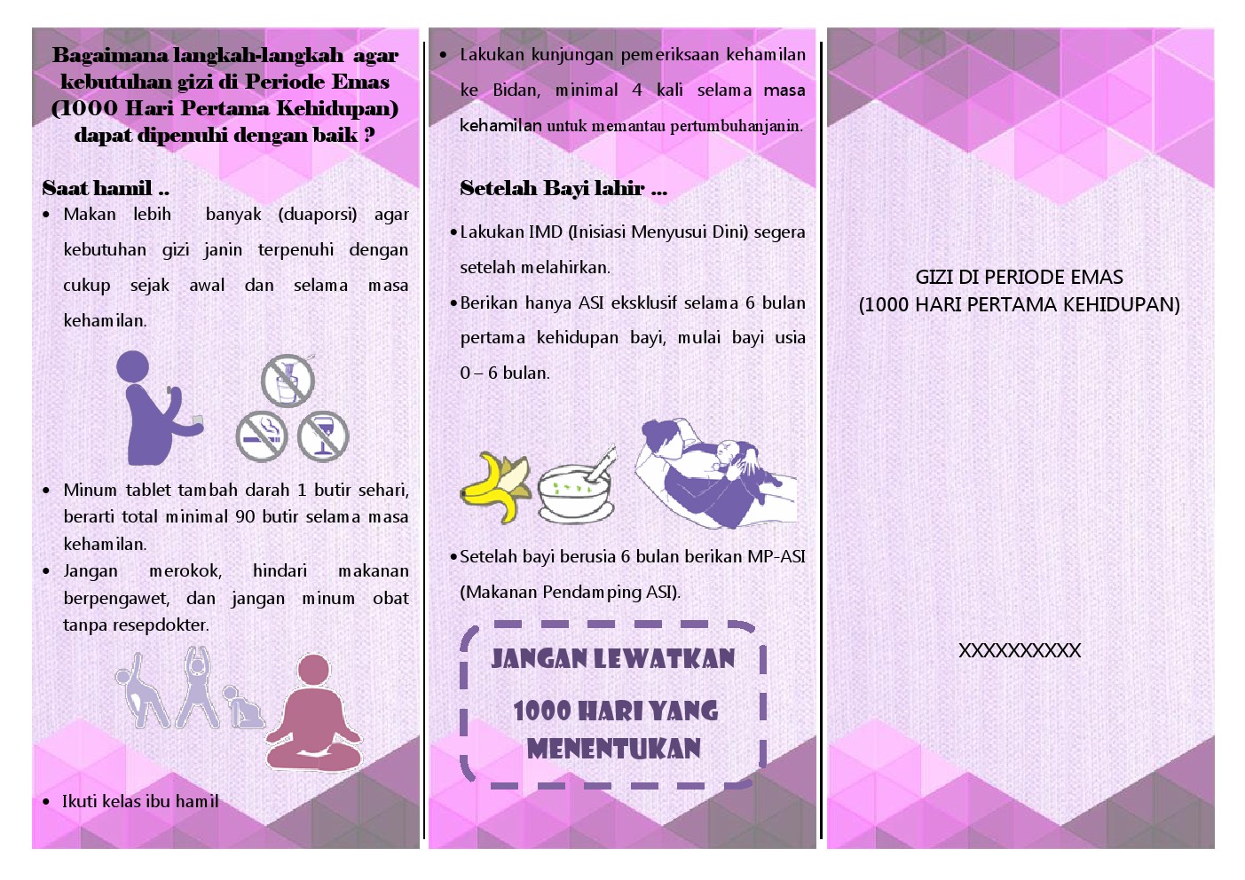 KUMPULAN LEAFLET KEBIDANAN - KTI Kebidanan