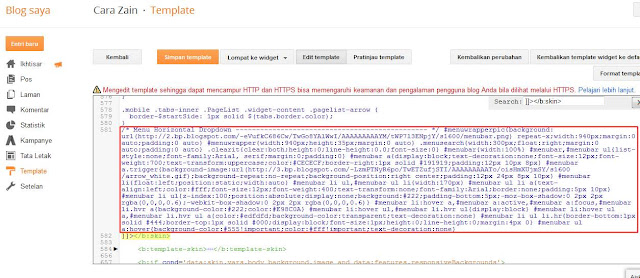 Cara Membuat Menu Dropdown Di Blog Dengan Mudah Terbaru