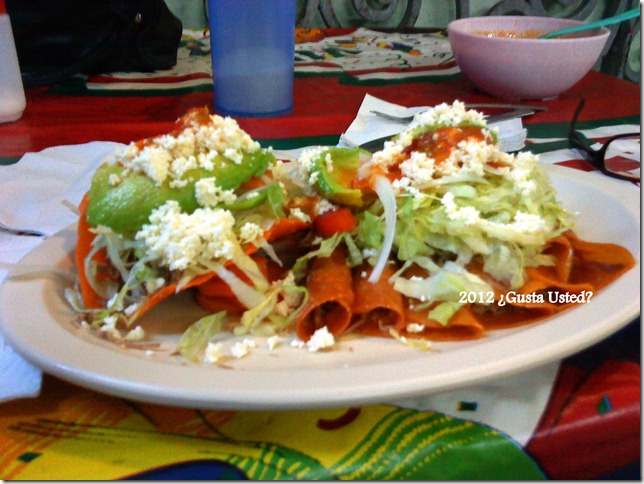 Taquitos blanditos con marca de agua