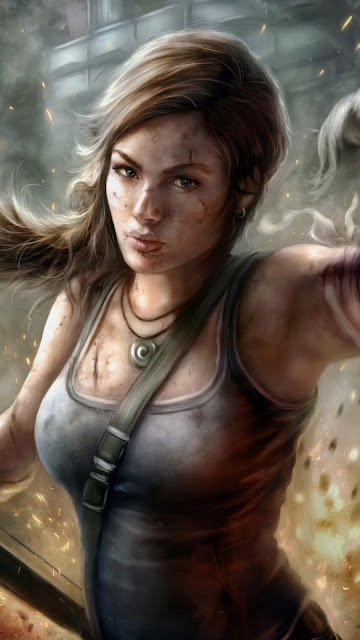 Lara Croft Tomb Raider Fanart Desktop Wallpaper