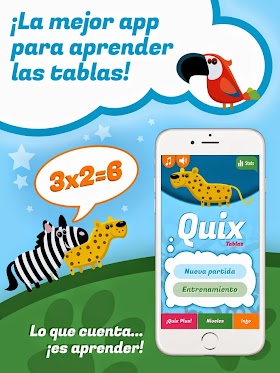 App Quix Tablas de Multiplicar