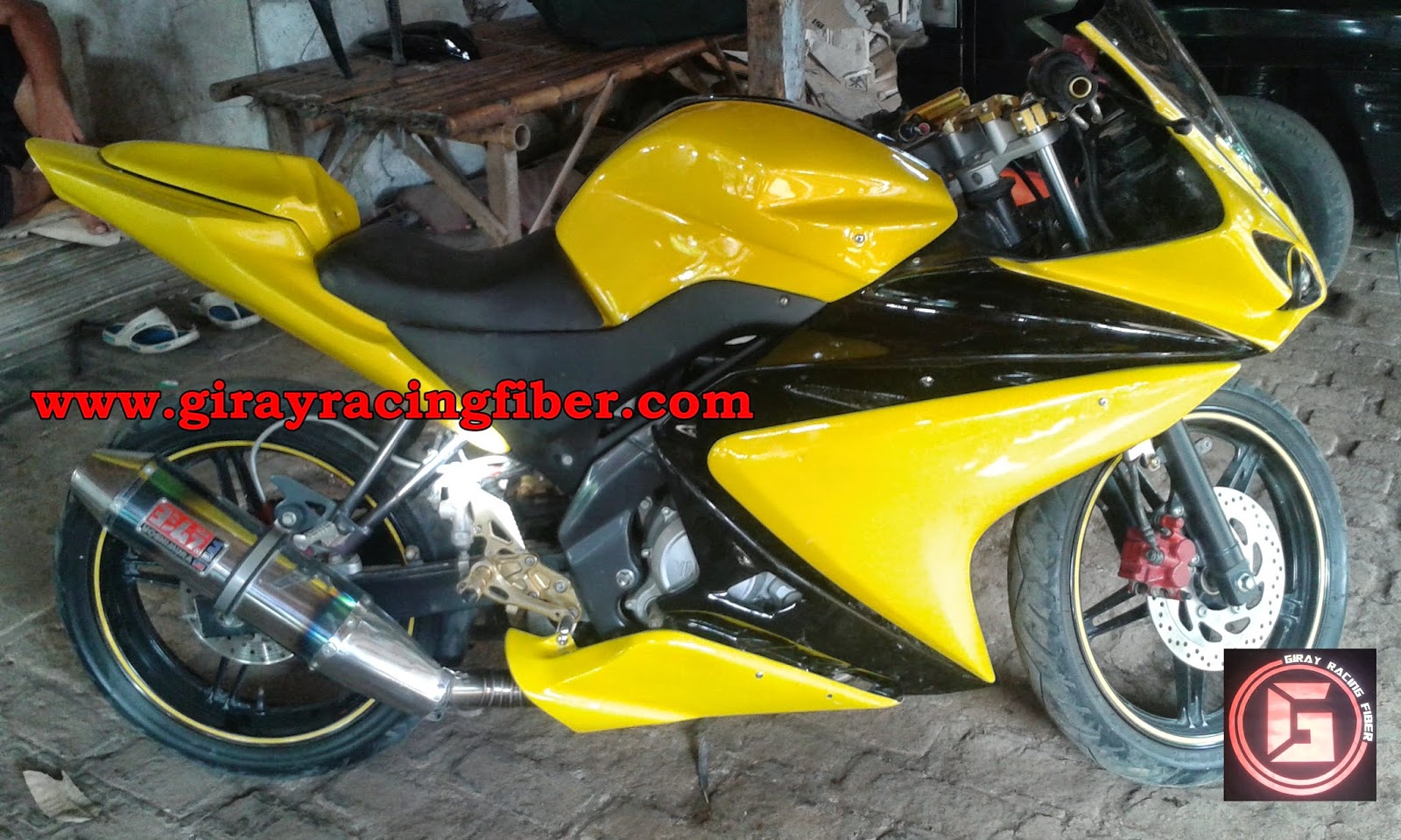 MODIFIKASI MOTOR NEW VIXION FAIRING MODEL R125 VERSI TERBARU GRF