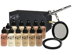 Airbrush Makeup Kits on Full Women Magzine  Watch Dinair Airbrush Makeup Kit Professional