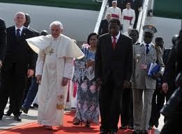 Ceremonia de bienvenida a Benin (18 de noviembre de 2011)