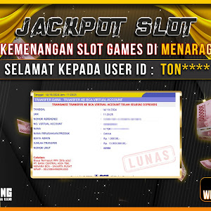 MENARAGAMING JACKPOT SLOT PG SOFT Rp. 13.000.000,- LUNAS