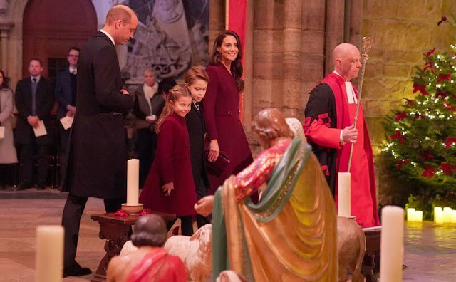 Prince George, Princess Charlotte, the Countess of Wessex, Princess Eugenie, Princess Beatrice, Princess Michael