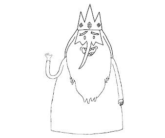 #6 Ice King Coloring Page