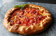 Cherry Tomato & Cheese Galette – Perfect for First Time Growers