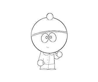 #4 Stan Marsh Coloring Page