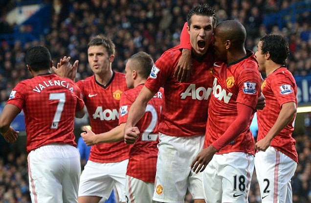 Hasil Pertandingan Chelsea vs Manchester United (MU) 28 Okt 2012