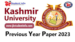 Kashmir University 6th Sem Govt and Politics in J&K Previous Paper