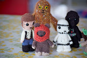 . make him a set of crochet star wars characters. hooo hoo hoo hoo. Yes!