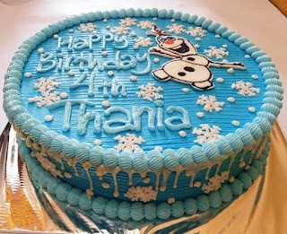 Gambar Kue Ulang Tahun Olaf Frozen