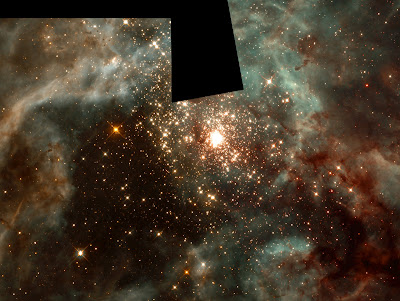 Cluster of massive stars in Nebula 30 Doradus