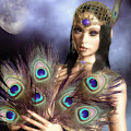 Fairy with Peacock Feather HD Wallpapers 