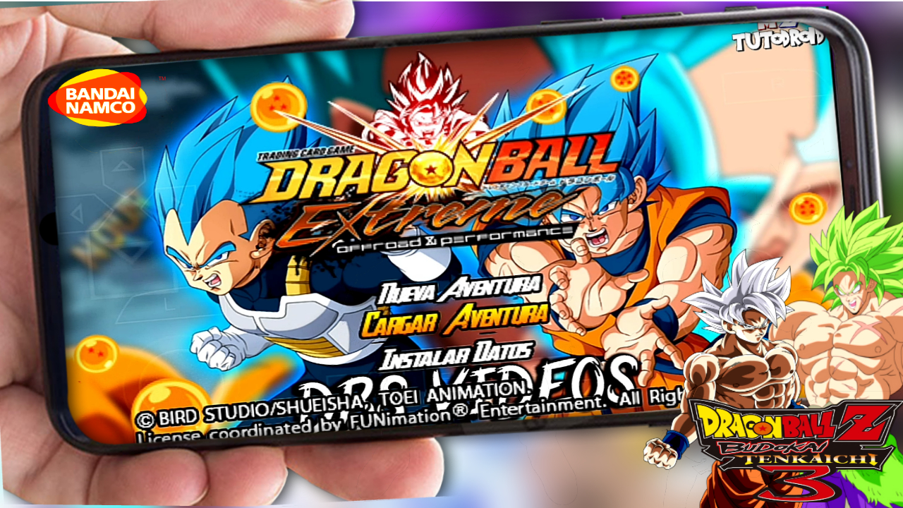 SAIU! NEW V8 DBZ TTT (MOD) SUPER DBH EXTREME | STYLE BT3 +MENU EDITADO PARA CELULAR ANDROID (PPSSPP)