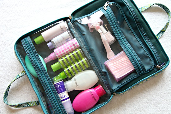 IHeart Organizing: Monthly Organizing Challenge: Traveling with Toiletries