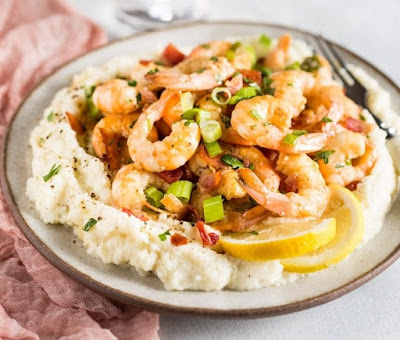 Low Carb Keto Shrimp and Grits