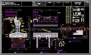 Gambar-Jembatan-Gelagar-Beton-Bertulang-Balok-T-Kelas-A-Bentang-9-Meter-Format-Autocad-04