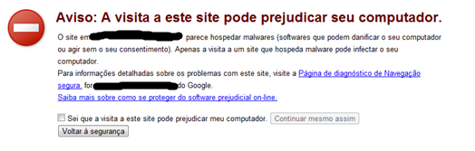 UniÃ£o de Blogs CatÃ³licos: Seu blog estÃ¡ com aviso de malware? - 