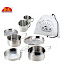 Outdoor 8-piece stainless steel cookers