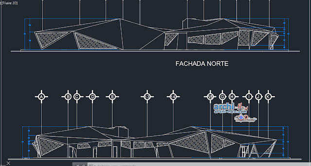 New gym modern in AutoCAD 