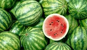 Watermelon seeds and watermelon juice 