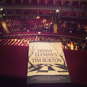 Royal Albert Hall programme and view from box 74