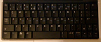 Cramped keyboard on Vodafone Dell Mini 9 netbook