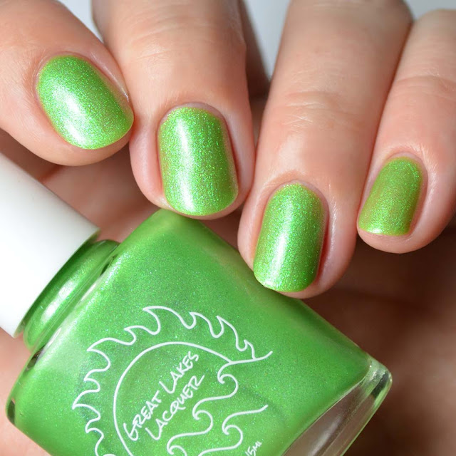 lime green nail polish