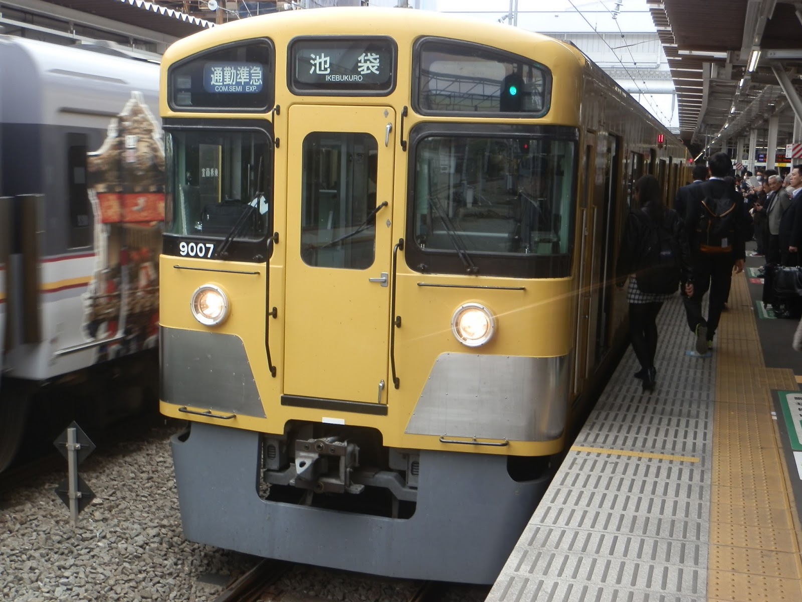 小田急沿線住み鉄道ファン日記: 西武鉄道9000系9107Fが横瀬車両