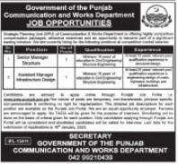 Latest Management jobs and others Government jobs in Communication & Works Department closing date is around January 10, 2023, see exact from ad. Read complete ad online to know how to apply on latest Communication & Works Department job opportunities.
