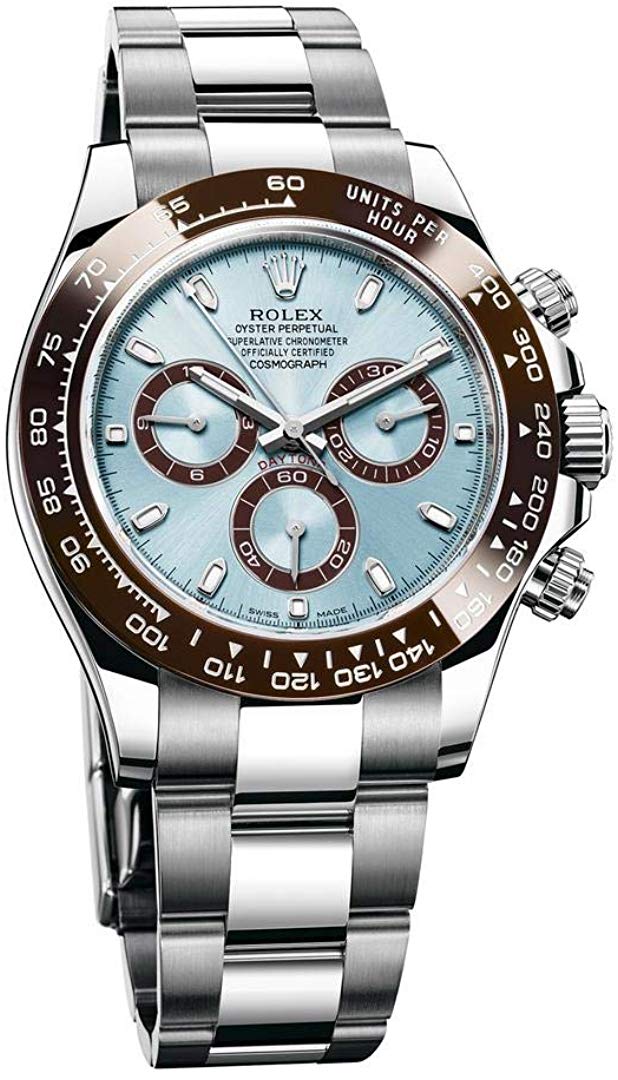 Rolex Cosmograph Daytona Ice Blue Dial Platinum Mens Watch Review