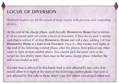 reglas Hedonitas de Slaanesh