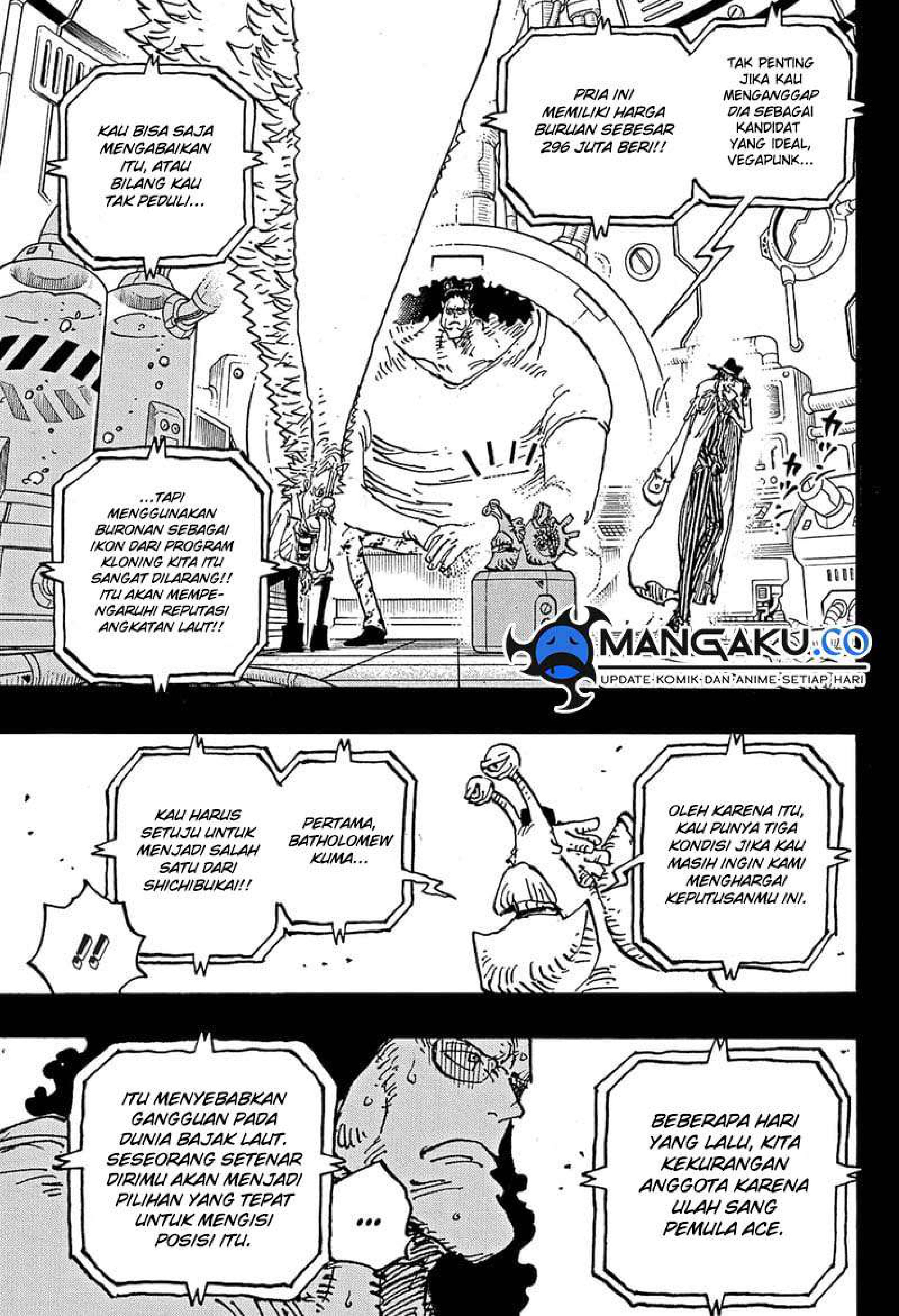 Manga One Piece Chapter 1100 Bahasa Indonesia