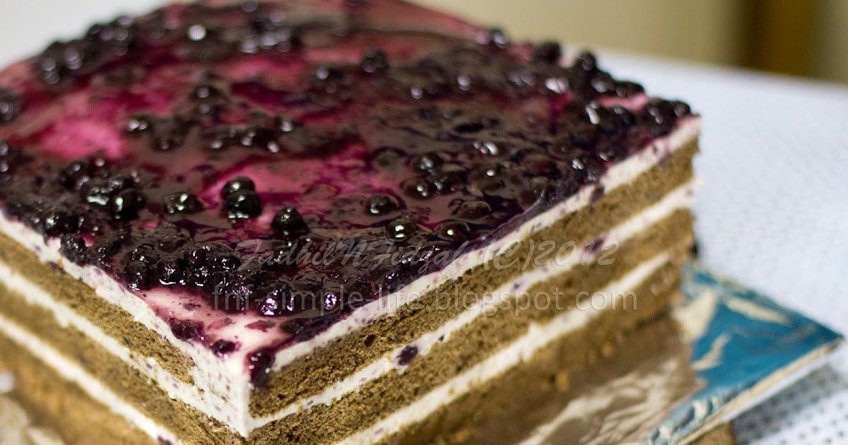 FnF Simple Life: Kek Blueberry Tiramisu