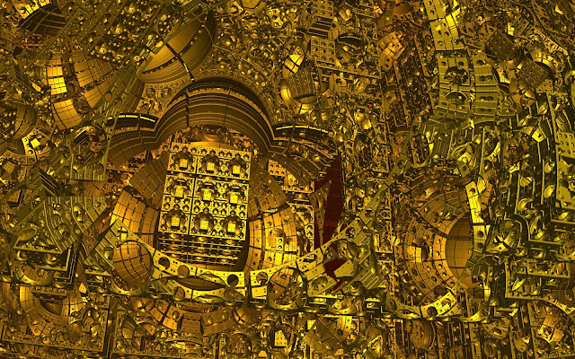 Deus Ex Machina – Example Mandelbox fractal image I created.