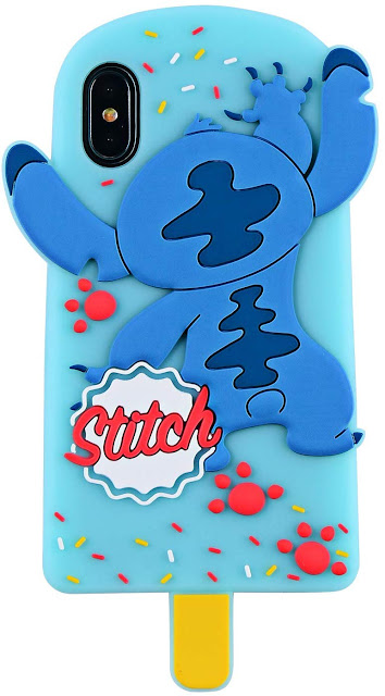 Ice Cream Stitch Case for iPhone XR 6.1",3D Cartoon Animal Stylish Cute