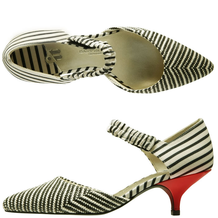 Just in at Payless Shoes are these adorable black and white heels from ...