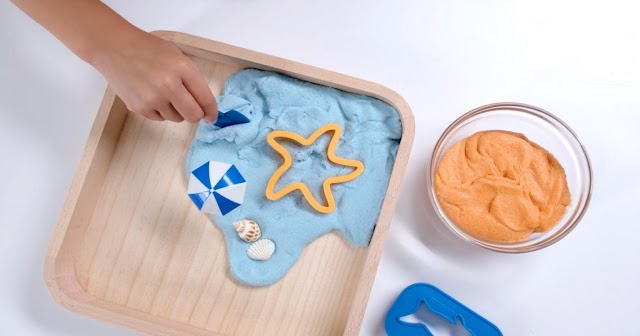 DIY Scented Kinetic Sand Slime Recipe