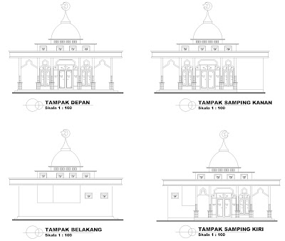 tampak masjid