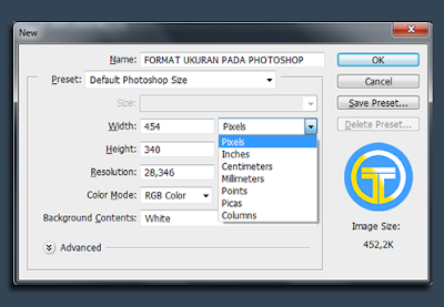 Mengenal 4 Format Ukuran yang Sering digunakan Pada Adobe Photoshop