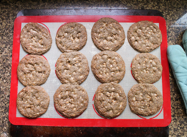 Food Lust People Love: Buckwheat toffee cookies are chewy, sweet and delicious. As an added bonus, if such a thing matters to you, they are naturally gluten free.