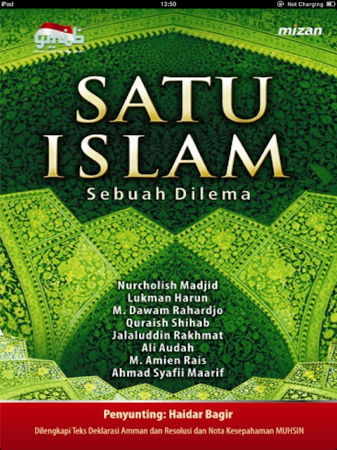 Satu Islam, Sebuah Dilema, Penyunting, Haidar Bagir