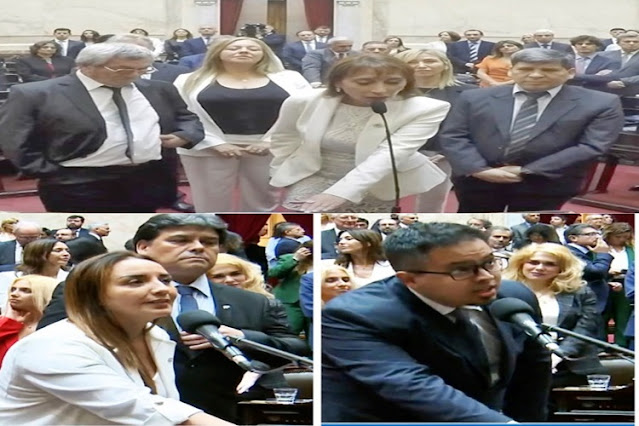 Juraron Lopez como Senadora, Freites, Araujo y Pauli como diputados por TDF