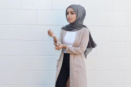 20+ Ide Gaya Model Baju Hijab Sekarang